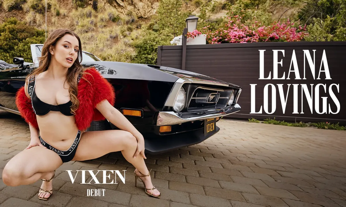 Vixen debut key art featuring Leana Lovings beside a vintage car