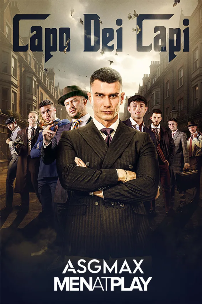 Poster art for the MenAtPlay feature Capo Dei Capi, part of the ASGmax catalogue
