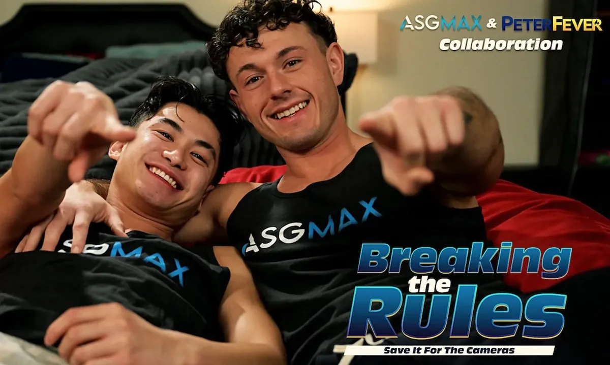 ASGmax and Peter Fever collaboration key art for Breaking the Rules