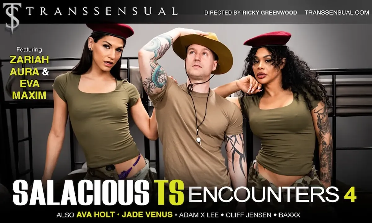 TransSensual release art featuring Zariah Aura and Eva Maxim