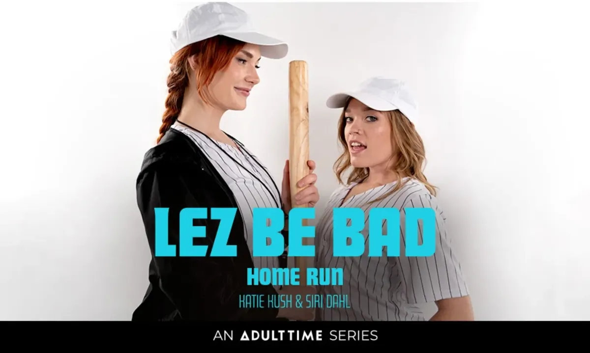 Lez Be Bad episode key art: two performers in baseball caps