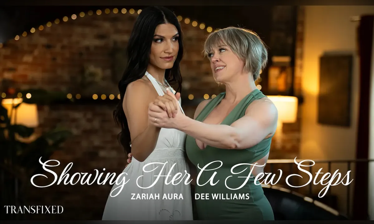 Transfixed key art featuring Zariah Aura and Dee Williams dancing